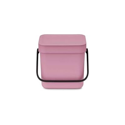 Brabantia Sort & Go kleine prullenbak – mini-prullenbak, keuken-prullenbakje, vuilnisbak, praktische afvalemmer met deksel, aanrechtprullenbakje, 3 liter, Lilac Pink Brabantia Sort & Go kleine prullenbak – mini-prullenbak, keuken-prullenbakje, vuilnisbak, praktische afvalemmer met deksel, aanrechtprullenbakje, 3 liter, Lilac Pink