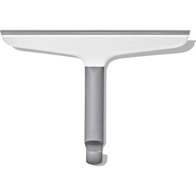 OXO Good Grips Multifunctionele trekker met haak Flexibel siliconen blad voor streeploos drogen 25 cm breed Handvat met antislip Ideaal voor doucheglas, spiegels, tegels en ramen OXO Good Grips Multifunctionele trekker met haak Flexibel siliconen blad voor streeploos drogen 25 cm breed Handvat met antislip Ideaal voor doucheglas, spiegels, tegels en ramen