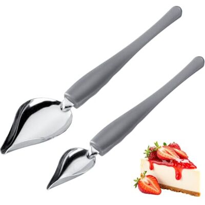Westmark 2 Decoratielepels, Ideaal Voor Het Decoratief Opmaken Van Sauzen Of Het Maken Van Desserts En Chocolade, 2 Maten Voor Fijne Lijnen En Stippen, Roestvrij Staal, Pp Westmark 2 Decoratielepels, Ideaal Voor Het Decoratief Opmaken Van Sauzen Of Het Maken Van Desserts En Chocolade, 2 Maten Voor Fijne Lijnen En Stippen, Roestvrij Staal, Pp