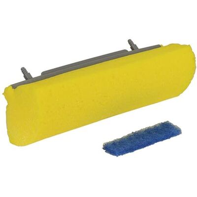 Quickie Roller Mop Refil, Polyester, Nee, 1 Count (Pack van 1) Quickie Roller Mop Refil, Polyester, Nee, 1 Count (Pack van 1)