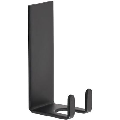 SAPHO - Accessoire - Dubbele handdoekhaak - Zwart mat SAPHO - Accessoire - Dubbele handdoekhaak - Zwart mat