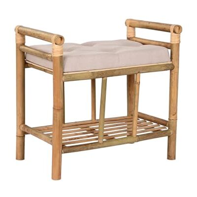 AlexandreHouse Bamboe ontkalker van katoen, 55 x 36 x 54 cm, natuur, bruin AlexandreHouse Bamboe ontkalker van katoen, 55 x 36 x 54 cm, natuur, bruin