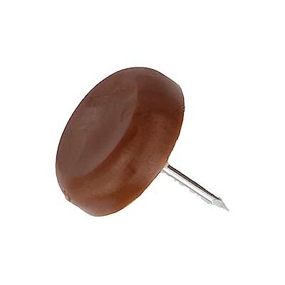 Amig Houten pootbeschermer Model 75 Ø16 mm Met spijker en plastic afdekking Aanbevolen voor keramiek en hout Beschermt vloeren tegen krassen Bruin polypropyleen Amig Houten pootbeschermer Model 75 Ø16 mm Met spijker en plastic afdekking Aanbevolen voor keramiek en hout Beschermt vloeren tegen krassen Bruin polypropyleen