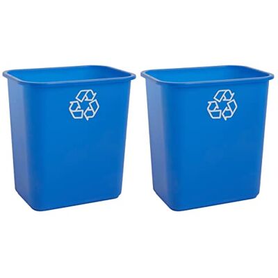 United 7 Gallon / 28 Quart ruimtebesparende prullenbak, past onder bureau en kleine, smalle ruimtes in commerciële, keuken, thuiskantoor en slaapzaal, gemakkelijk schoon te maken, 2 stuks, United 7 Gallon / 28 Quart ruimtebesparende prullenbak, past onder bureau en kleine, smalle ruimtes in commerciële, keuken, thuiskantoor en slaapzaal, gemakkelijk schoon te maken, 2 stuks,