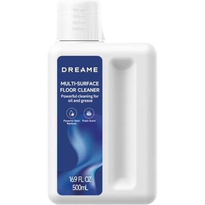 DREAME Originele Multisurface Reinigingsoplossing, Vloervloeistof tegen Olie en Vet, voor H15 Pro Heat Stofzuiger en Vloerreiniger, Fles van 500 ml DREAME Originele Multisurface Reinigingsoplossing, Vloervloeistof tegen Olie en Vet, voor H15 Pro Heat Stofzuiger en Vloerreiniger, Fles van 500 ml