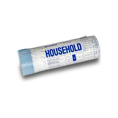 Blanco Huishoudelijke vuilniszakken M (15-19 liter), met trekkoord, scheurvast en waterdicht, afvalzak/vuilnisemmerzak, eenvoudige verwijdering, 50% gerecyclede kunststof, geschikt voor Select en Flex Blanco Huishoudelijke vuilniszakken M (15-19 liter), met trekkoord, scheurvast en waterdicht, afvalzak/vuilnisemmerzak, eenvoudige verwijdering, 50% gerecyclede kunststof, geschikt voor Select en Flex