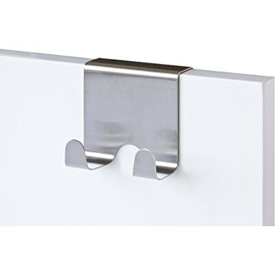 Gelco 707470 Tip Geborsteld Metalen Ophanghaak, Zilver 7 x 2,50 x 7,50 cm Gelco 707470 Tip Geborsteld Metalen Ophanghaak, Zilver 7 x 2,50 x 7,50 cm