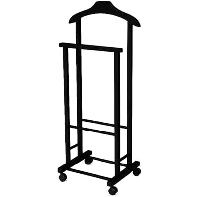 Compactor Hector RAN11619, 2 stuks, hout, zwart, 28,5 x 43 x 97 cm, gemaakt in Italië Compactor Hector RAN11619, 2 stuks, hout, zwart, 28,5 x 43 x 97 cm, gemaakt in Italië