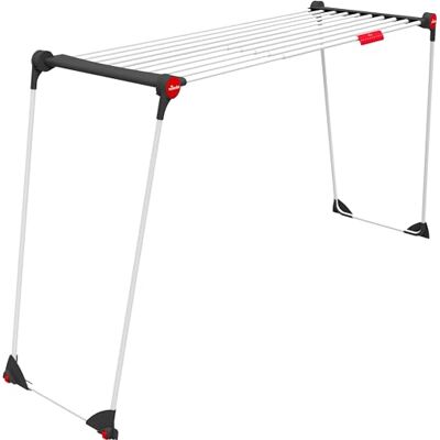 Vileda Infinity Compact Groot droogrek, uittrekbare telescoopgrill, volledig gemonteerd, geïntegreerde wielen Vileda Infinity Compact Groot droogrek, uittrekbare telescoopgrill, volledig gemonteerd, geïntegreerde wielen