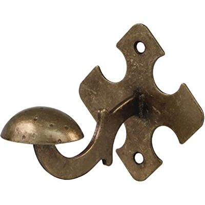 Amig Decoratieve wandhanger model 100-90 x 90 x 100 mm Perfect voor het ophangen van jassen, kleding en accessoires Haakmodel Smeedijzeren stijl Amig Decoratieve wandhanger model 100-90 x 90 x 100 mm Perfect voor het ophangen van jassen, kleding en accessoires Haakmodel Smeedijzeren stijl