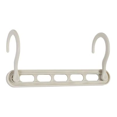 Honey-Can-Do Cascading Opvouwbare Witte Plastic Hangers, 20-Pack HNG-09214 Wit Honey-Can-Do Cascading Opvouwbare Witte Plastic Hangers, 20-Pack HNG-09214 Wit