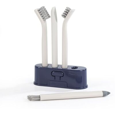 Beldray Deep Clean Detailborstels – Set van 4 Precisie Reinigingsborstels met Opberghouder, Borstel met Harde Haren, V-vormige Voegenborstel, Mini Stoffer en Blik met Schraper, Zachte Hoekborstel Beldray Deep Clean Detailborstels – Set van 4 Precisie Reinigingsborstels met Opberghouder, Borstel met Harde Haren, V-vormige Voegenborstel, Mini Stoffer en Blik met Schraper, Zachte Hoekborstel