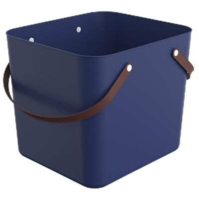 Rotho Albula boodschappenmand 40 l, kunststof (PP gerecycled), blauw, 40 l (39,8 x 35,5 x 34,0 cm) Rotho Albula boodschappenmand 40 l, kunststof (PP gerecycled), blauw, 40 l (39,8 x 35,5 x 34,0 cm)
