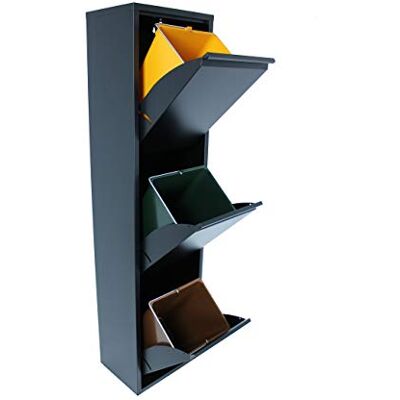 DRW Waste Bin Recycling Metalen Bins Kleuren DRW Waste Bin Recycling Metalen Bins Kleuren
