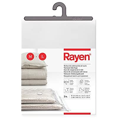 Rayen Vakuumopbergzakken - Ruimtebesparend, dubbel afsluiting, reisvriendelijk Rayen Vakuumopbergzakken - Ruimtebesparend, dubbel afsluiting, reisvriendelijk