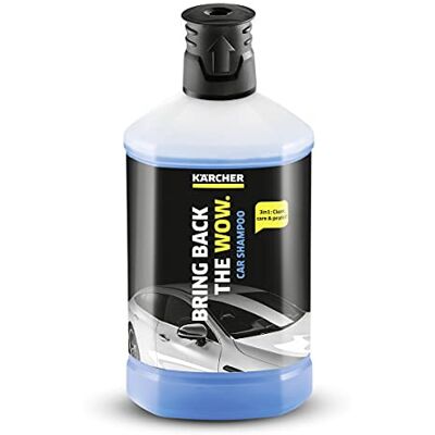 Kärcher autoshampoo 3-in-1 RM 610 (1 liter, klaar voor gebruik, voor hogedrukreiniger, sneldroog-formule) Kärcher autoshampoo 3-in-1 RM 610 (1 liter, klaar voor gebruik, voor hogedrukreiniger, sneldroog-formule)