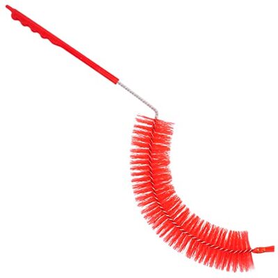 Browin 352102 Borstel voor het reinigen van demijohns, laarzen, nylon, rood, grote curve Browin 352102 Borstel voor het reinigen van demijohns, laarzen, nylon, rood, grote curve