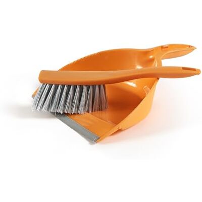 Perfetto Lilly Plastic Scoop met Rubber Draad met Toiletborstel, Zucca/Ghiaccio, One Size Perfetto Lilly Plastic Scoop met Rubber Draad met Toiletborstel, Zucca/Ghiaccio, One Size