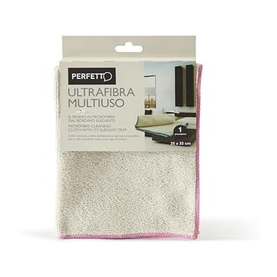PERFETTO PIÙ - Ultrafibra Panno Multiuso - Ghiaccio - 35x35x0.5 cm - Cleaning cloth PERFETTO PIÙ - Ultrafibra Panno Multiuso - Ghiaccio - 35x35x0.5 cm - Cleaning cloth