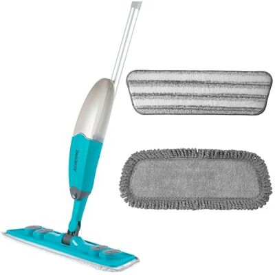 Beldray LA034245KDUFFEU7 Antibac Pet Plus Spray Mop – Wet & Dry Floor Mop, For Cleaning Vinyl/Tile/Wood Hard Floors, 2-in-1 Scrubbing & Drying Machine Washable Pads, 450 ml, Remove Dog/Cat Hair Beldray LA034245KDUFFEU7 Antibac Pet Plus Spray Mop – Wet & Dry Floor Mop, For Cleaning Vinyl/Tile/Wood Hard Floors, 2-in-1 Scrubbing & Drying Machine Washable Pads, 450 ml, Remove Dog/Cat Hair
