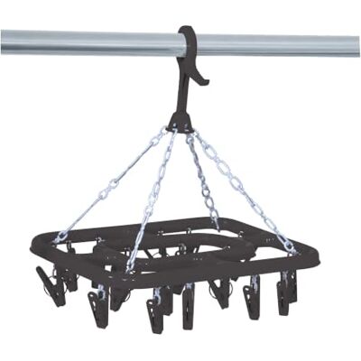 MSV Rechthoekig sokkenrek van polypropyleen, grijs, afmetingen 31 x 24,5 cm, ideaal voor het drogen van sokken en lingerie, praktisch en compact, robuust en duurzaam MSV Rechthoekig sokkenrek van polypropyleen, grijs, afmetingen 31 x 24,5 cm, ideaal voor het drogen van sokken en lingerie, praktisch en compact, robuust en duurzaam