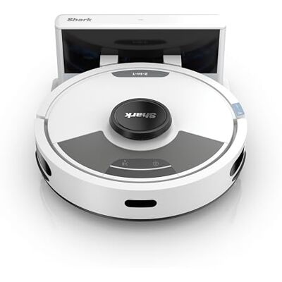 Shark Matrix Plus 2-in-1 Robotstofzuiger & Mop met LiDAR Home Mapping, Matrix & Edge Cleaning voor Tapijt, Harde Vloeren & Huisdierhaar, Zelfopladend, Anti-Allergeen, Wifi/App, Wit, RV2620WDEUWH Shark Matrix Plus 2-in-1 Robotstofzuiger & Mop met LiDAR Home Mapping, Matrix & Edge Cleaning voor Tapijt, Harde Vloeren & Huisdierhaar, Zelfopladend, Anti-Allergeen, Wifi/App, Wit, RV2620WDEUWH