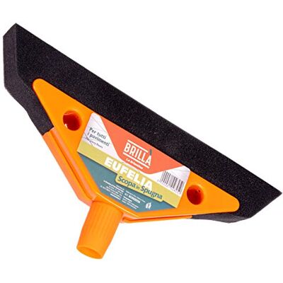 Brillà sco02825 a bezem eufelia badstof, zwart/oranje, 16 x 33,5 x 4,5 cm Brillà sco02825 a bezem eufelia badstof, zwart/oranje, 16 x 33,5 x 4,5 cm