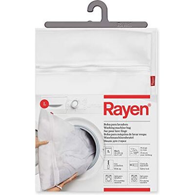 Rayen Wasmachinetas Bescherm uw kleding Ritssluiting Veiligheidsvergrendeling Voor wasmachine en droger Afmetingen L: 55 x 80 cm Rayen Wasmachinetas Bescherm uw kleding Ritssluiting Veiligheidsvergrendeling Voor wasmachine en droger Afmetingen L: 55 x 80 cm