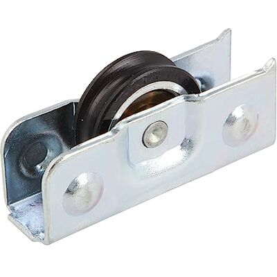 Amig Schuifraamrol Set van 2 stuks Afmeting 45 x 16 mm Metalen behuizing en kogellager Ontworpen voor schuiframen Bichromaat staal Mod. COR19 Amig Schuifraamrol Set van 2 stuks Afmeting 45 x 16 mm Metalen behuizing en kogellager Ontworpen voor schuiframen Bichromaat staal Mod. COR19