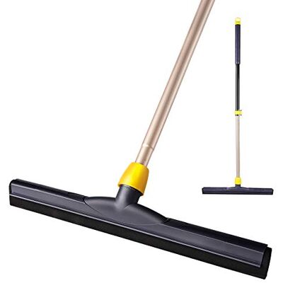 Yocada Yocada Vloer Squeegee Schrobber - 54in Verstelbare Telescoopsteel Heavy Duty - Vloerreiniging Gereedschap Yocada Yocada Vloer Squeegee Schrobber - 54in Verstelbare Telescoopsteel Heavy Duty - Vloerreiniging Gereedschap