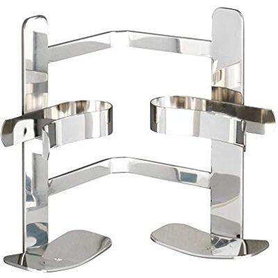 WENKO Metallic Douche Shampoo Houder - Eenvoudige Wandmontage WENKO Metallic Douche Shampoo Houder - Eenvoudige Wandmontage