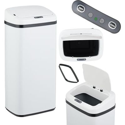 Relaxdays Sensor vuilnisbak 40/50L - Keukenafvalbak Relaxdays Sensor vuilnisbak 40/50L - Keukenafvalbak