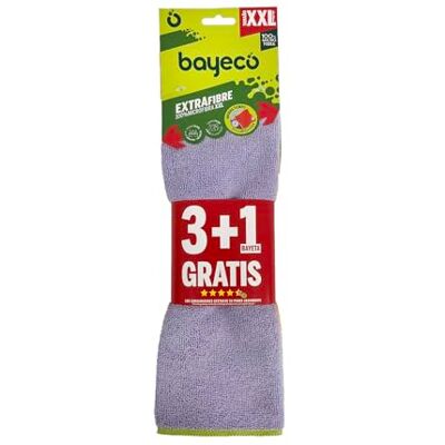 Bayeco Microfiber Allround Doeken 3+1 XXL Bayeco Microfiber Allround Doeken 3+1 XXL