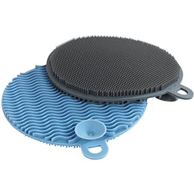 WENKO Esponjas de silicona redondas Soft, 2 uds. WENKO Esponjas de silicona redondas Soft, 2 uds.