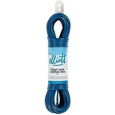 Elliott 10F00185 stalen kern voor waslijn, wit Elliott 10F00185 stalen kern voor waslijn, wit