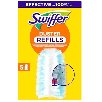 Swiffer Duster stofvanger, 45 dekbedden, vangt stof en vuil op, bereikt de moeilijkste plekken in huis, Giga-formaat Swiffer Duster stofvanger, 45 dekbedden, vangt stof en vuil op, bereikt de moeilijkste plekken in huis, Giga-formaat