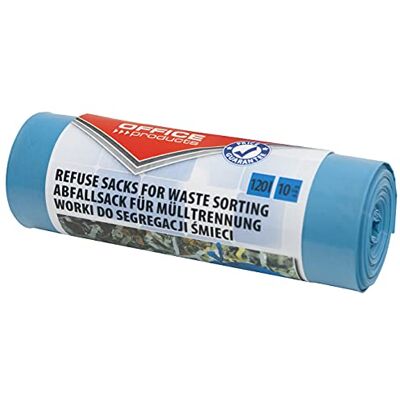 OFFICER PRODUCTS Office Products 22025232-01 Vuilniszakken 120 l, 10 zakjes, kleur blauw OFFICER PRODUCTS Office Products 22025232-01 Vuilniszakken 120 l, 10 zakjes, kleur blauw