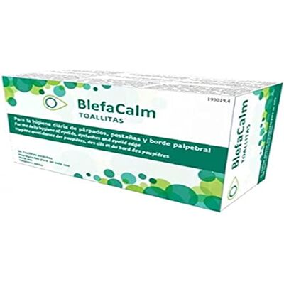 BLEFACALM DAGELIJKSE HYGIËNE DOEKJES VAN OGEN OGEN EN PALPEBRALE RAND BLEFACALM DAGELIJKSE HYGIËNE DOEKJES VAN OGEN OGEN EN PALPEBRALE RAND