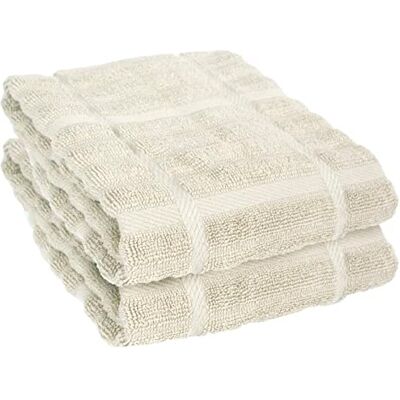 All-Clad Textiel Keukenhanddoek, Solid-2 Pack, Amandel, 2 Count All-Clad Textiel Keukenhanddoek, Solid-2 Pack, Amandel, 2 Count
