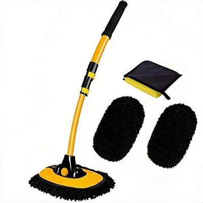 BMLEI Autowasborstel met lange handgreep, Microfiber handdoeken Car Wash Kit schoonmaakbenodigdheden, Car Wash Mop Mitt met 2 vervangende kop, Extension Pole Car Brush Cleaning Kit voor auto's Trucks BMLEI Autowasborstel met lange handgreep, Microfiber handdoeken Car Wash Kit schoonmaakbenodigdheden, Car Wash Mop Mitt met 2 vervangende kop, Extension Pole Car Brush Cleaning Kit voor auto's Trucks