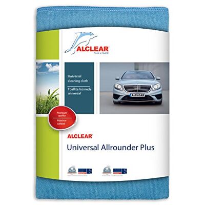 ALCLEAR 89915 Universal Allrounder plus Microvezeldoek voor vrijwel alle oppervlakken; huishouden, home-office, boot, onderhoud/revisie van auto, 40 x 40 cm, blauw ALCLEAR 89915 Universal Allrounder plus Microvezeldoek voor vrijwel alle oppervlakken; huishouden, home-office, boot, onderhoud/revisie van auto, 40 x 40 cm, blauw