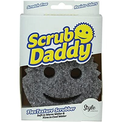 Scrub Daddy Stijlcollectie Grijze debugspons, textuurveranderende reiniging, 1 verpakking van 1, SDSTGY Scrub Daddy Stijlcollectie Grijze debugspons, textuurveranderende reiniging, 1 verpakking van 1, SDSTGY