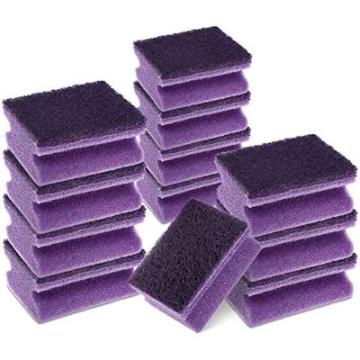 Scotch-Brite Extreme Scrub Spons, 12 stuks, hoogwaardige schuursponsje voor het verwijderen van taai vuil voor bijvoorbeeld grills of over trays Scotch-Brite Extreme Scrub Spons, 12 stuks, hoogwaardige schuursponsje voor het verwijderen van taai vuil voor bijvoorbeeld grills of over trays
