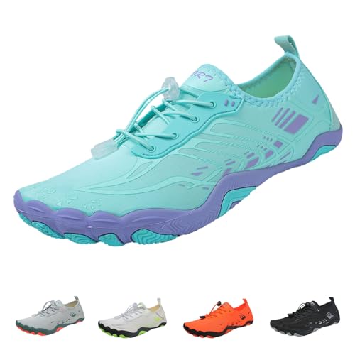 YImoomus Blotevoetenschoenen voor dames, zomer, blotevoetenschoenen voor heren, surfschoenen, waterschoenen, ademend, blote voeten schoenen, antislip fitnessschoenen, D, 45 EU