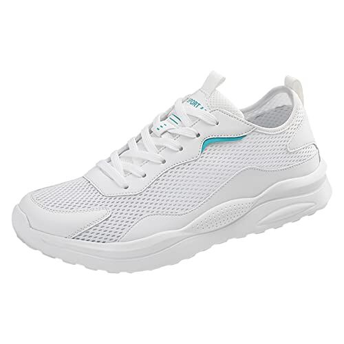 Qixiu Sneakers Hardloopschoenen Outdoor Sneaker Vrouwen Fitnessschoenen Hardloopschoenen Orthopedische Schoenen Trailloopschoenen Schoenen Dames Hardloopschoenen Sportschoenen, wit, 41 EU