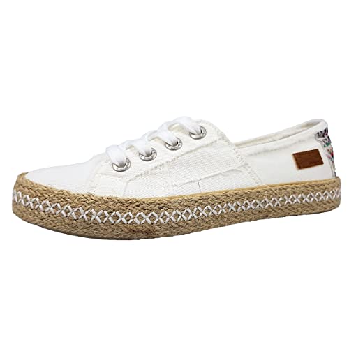 Blowfish Malibu Dames Buenos Sneaker, Wit Gerookt, 35 EU