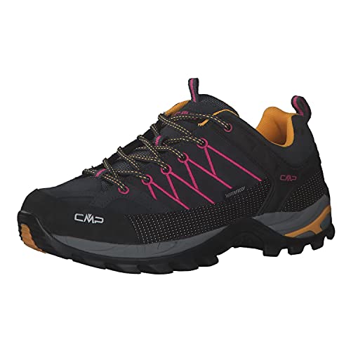 CMP Rigel Wmn Trekkingschoenen voor dames, Wp trekkingschoenen, halfhoge schoenen, trekkingschoenen, wandelschoenen, Antracite Bouganville, 40 EU