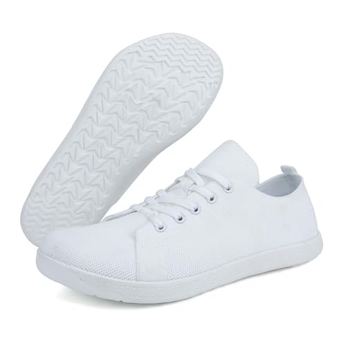 MEIION Urban Brise 2.0 Blotevoetenschoenen, blotevoetenschoenen voor dames en heren, blotevoetentrainer, loopschoenen, trainingsschoenen, wit, 38 EU