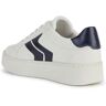 Geox D SKYELY A Sneakers voor dames, Optic White/DK AVIO, 38 EU, Optic White Dk Avio, 38 EU