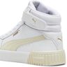 PUMA Dames Carina 2.0 MID Sneaker, White-Alpine Snow Gold, 8.5 UK,  Witte Alpine Sneeuw  Goud, 42.5 EU